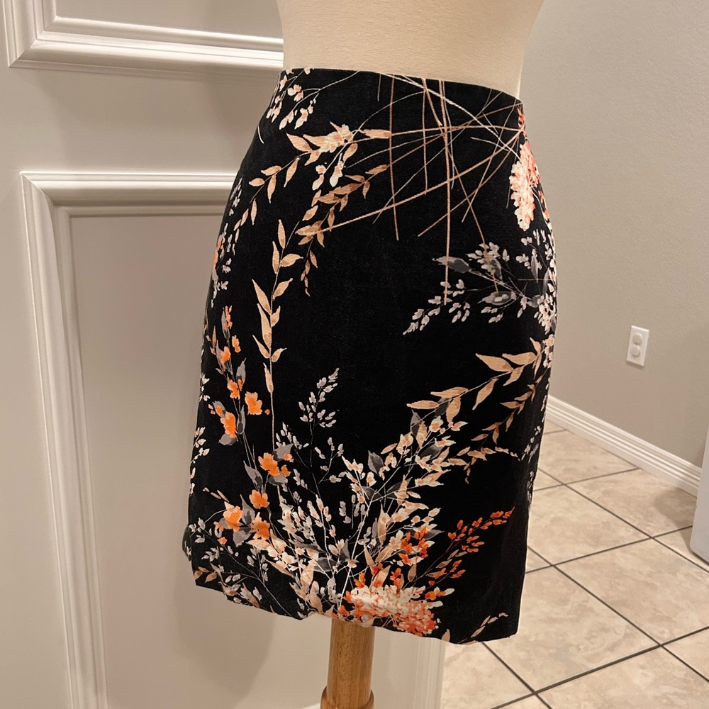 Talbots Print Skirt